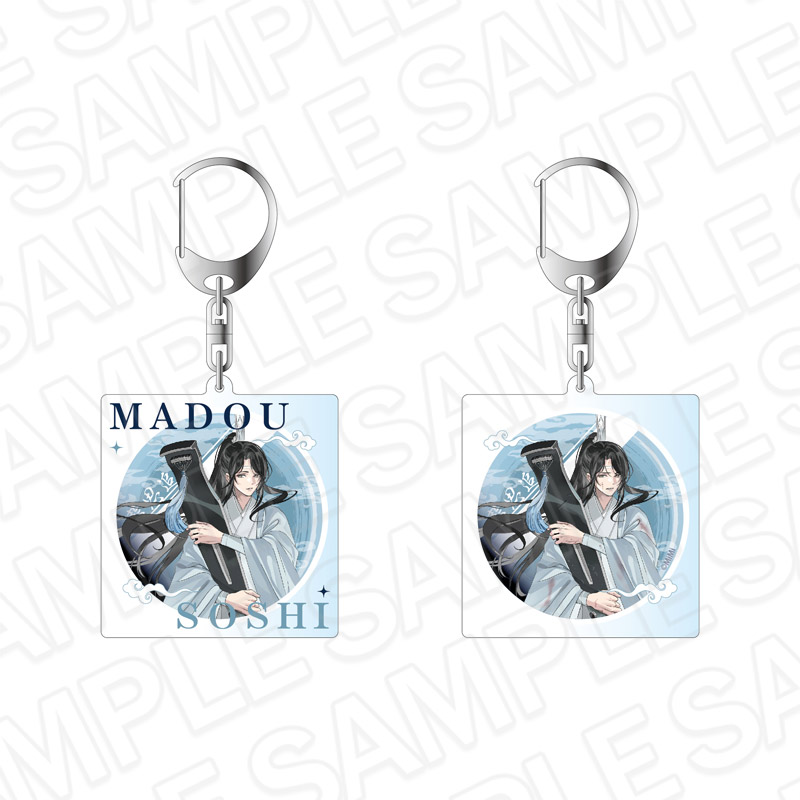 【魔道祖師公式通販】魔道祖師　CD風アクリルキーホルダー　藍思追　月華清影 ver.　［再販］<ご注文から2ヶ月～3ヶ月前後で順次お届け予定>