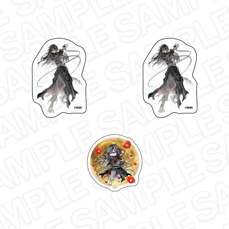 魔道祖師公式通販】魔道祖師 和紙ステッカーセット 温寧 月華清影 ver