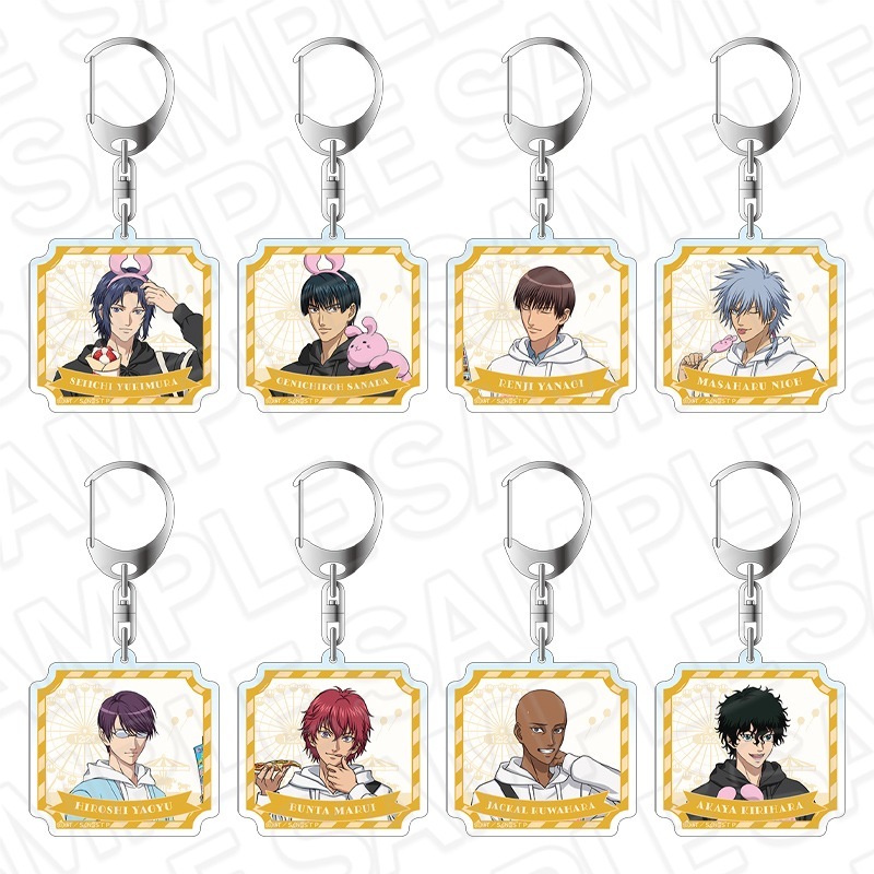 新テニスの王子様　アクリルキーホルダー(ブラインド)　A　遊園地 ver.　セット