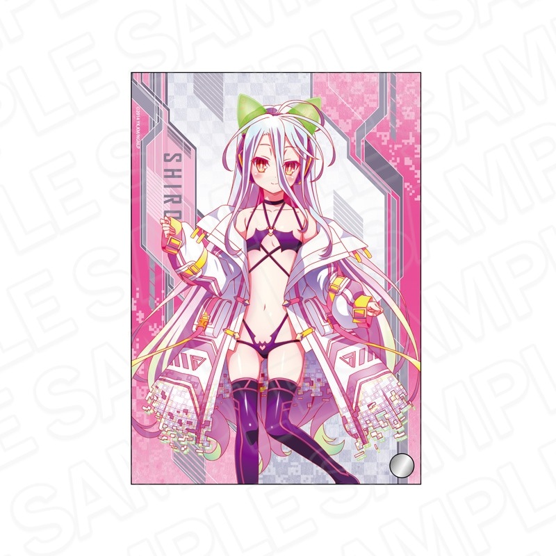 ノーゲーム・ノーライフ サイバーバニーver トレーディング缶バッジ 白 2個 000000069737_Bwd2PAY.jpg