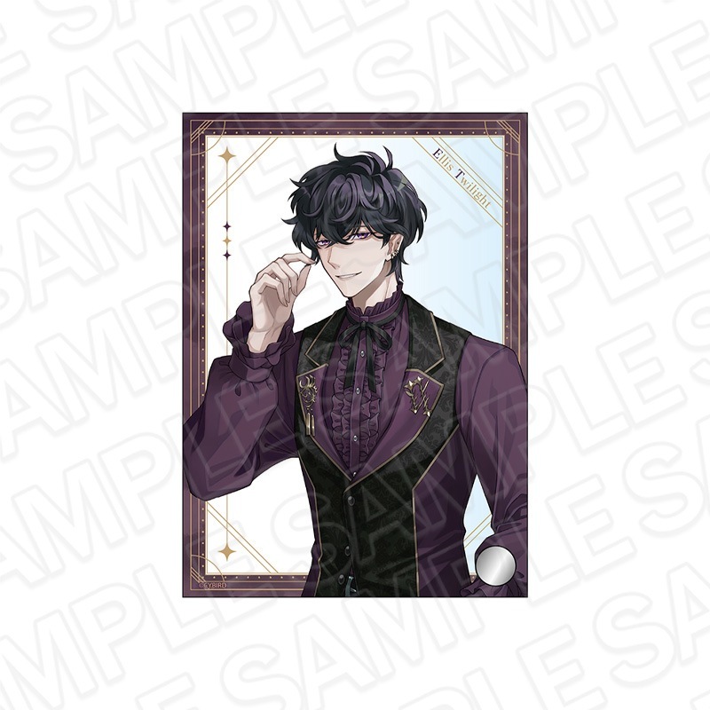 イケメンヴィラン ちゃれくじ エリス アクスタ 缶バッジ トレカ イケメンヴィラン 闇夜にひらく悪の恋 スペシャルくじ