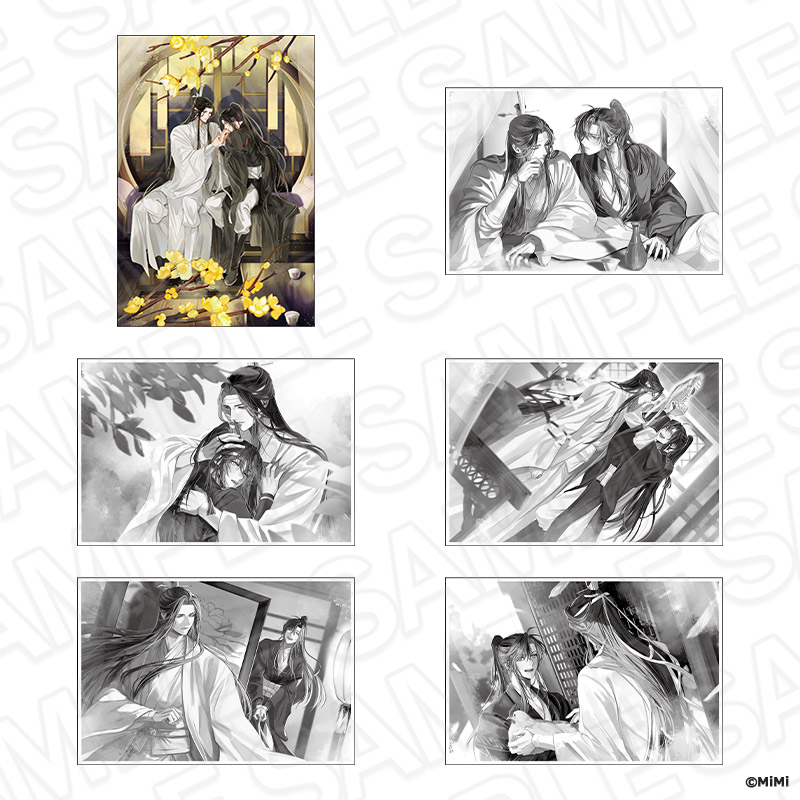 魔道祖師 ラジオドラマ 五周年記念展 回遊施策 ポストカード 3種 五周年記念展事後通販】魔道祖師 ポストカードセット E 五周年