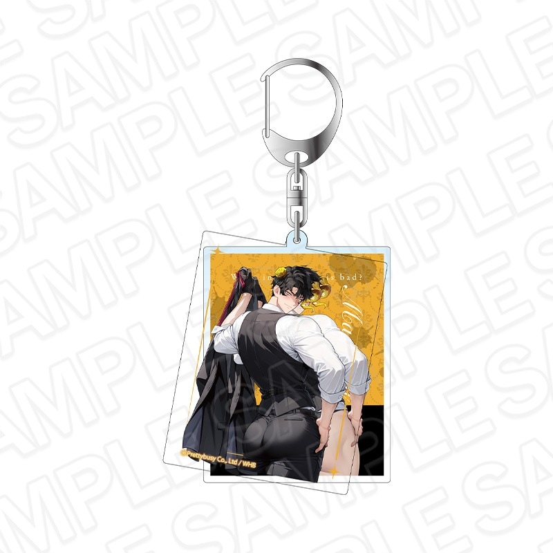 地獄のどこが悪い レヴィアタン 缶バッジ チェキ風カード キーホルダー