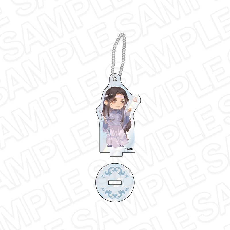 【魔道祖師公式通販】魔道祖師　スタンド付きオーロラアクリルキーホルダー　藍曦臣　A　デフォルメ　風月同天 ver.［再販］<ご注文から2ヶ月～3ヶ月前後で順次お届け予定>