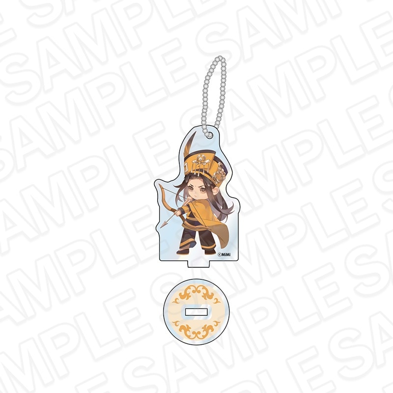 【魔道祖師公式通販】魔道祖師　スタンド付きオーロラアクリルキーホルダー　金子軒　A　デフォルメ　風月同天 ver.［再販］<ご注文から2ヶ月～3ヶ月前後で順次お届け予定>