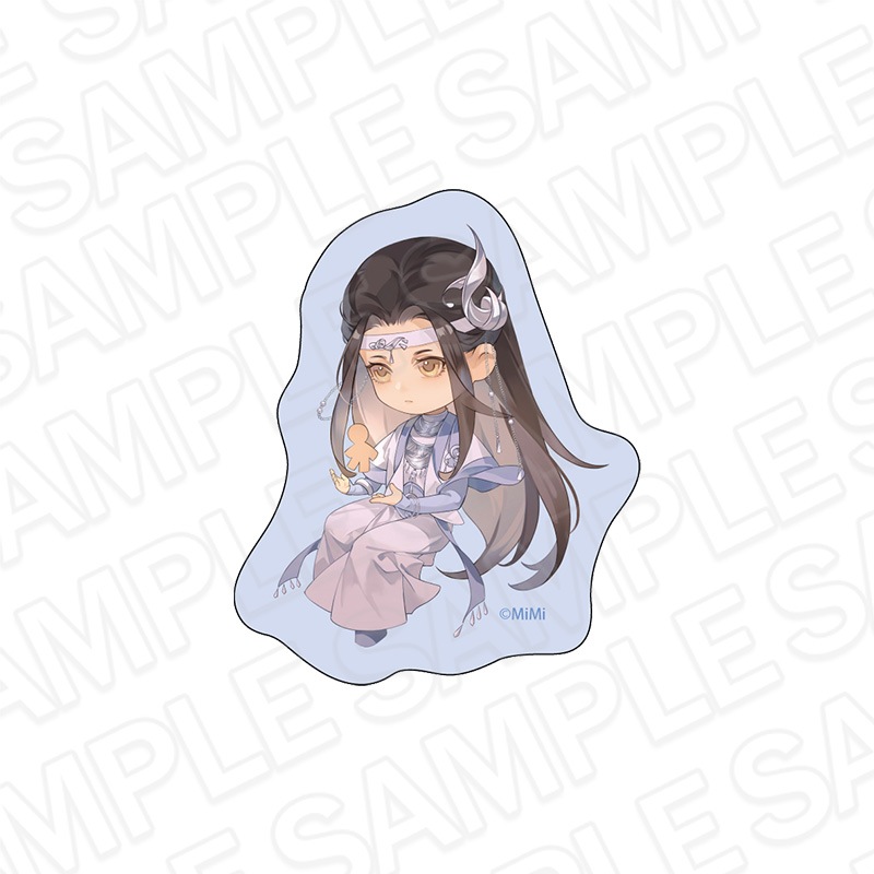 【魔道祖師公式通販】魔道祖師　ダイカットステッカー　藍忘機　A　デフォルメ　風月同天 ver.［再販］<ご注文から2ヶ月～3ヶ月前後で順次お届け予定>