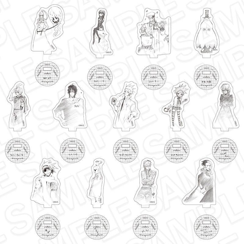 D.Gray-man Dグレ コラボカフェ ミニアクリルスタンド アクスタ CAFE同時通販】D.Gray-man ミニアクリルスタンド(ブラインド