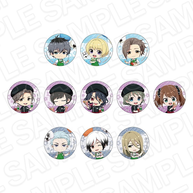 SideM CWM C.FIRST クラファ ブロマイド 缶バッジ クリアカード