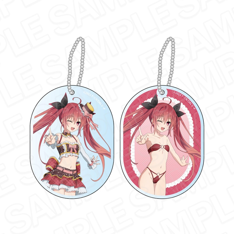 あか デートアライブ　らのすぽ！ デート・ア・ライブ　キーホルダー　5個 予約受付6/12まで】デート・ア・ライブV チェンジングキーホルダー 五