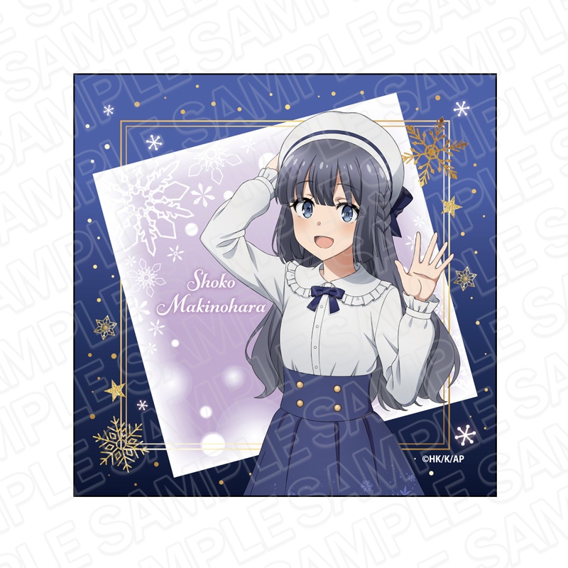 【再販】劇場アニメ「青春ブタ野郎はランドセルガールの夢を見ない」　マイクロファイバー　牧之原翔子　Snow ver.【2025年9月中旬～10月上旬以降順次発送】