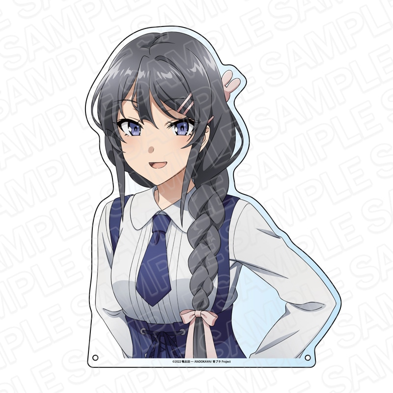 【再販】劇場アニメ「青春ブタ野郎はランドセルガールの夢を見ない」　特大ダイカットアクリルボード　桜島麻衣　Snow ver.【2025年9月中旬～10月上旬以降順次発送】