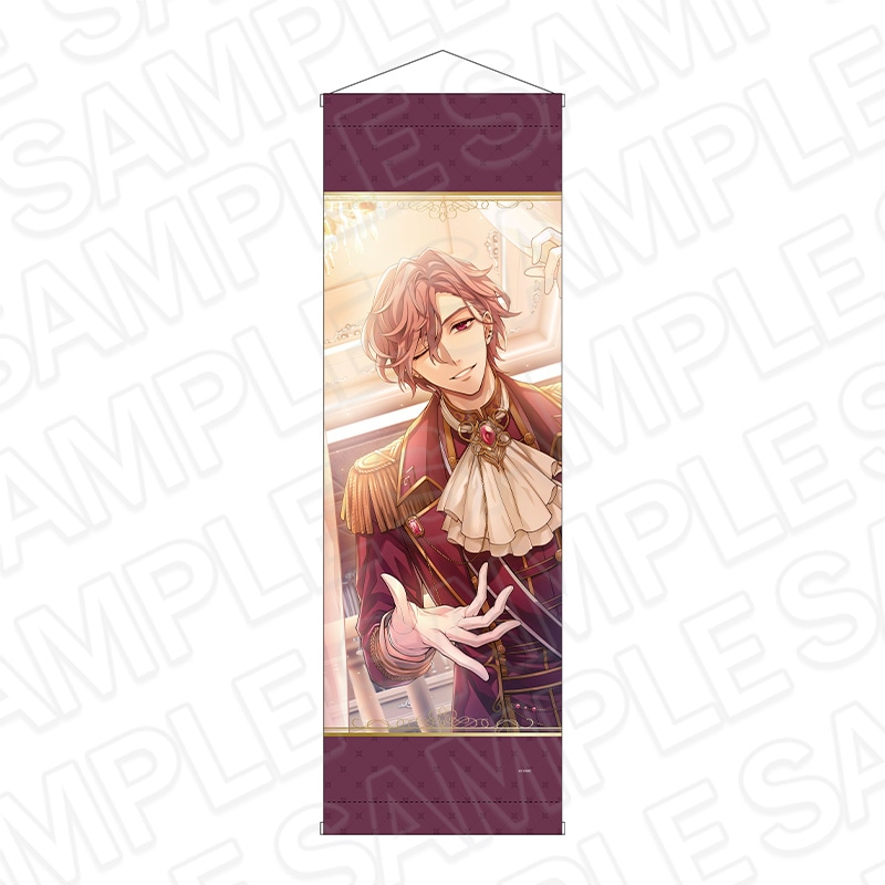 【CYBIRD SHOP事後通販】イケメンヴィラン 闇夜にひらく悪の恋　B3半裁ラメタペストリー Dramatic Love ver. リアム　(CYBIRD)【2025年9月中旬～10月上旬以降順次発送】