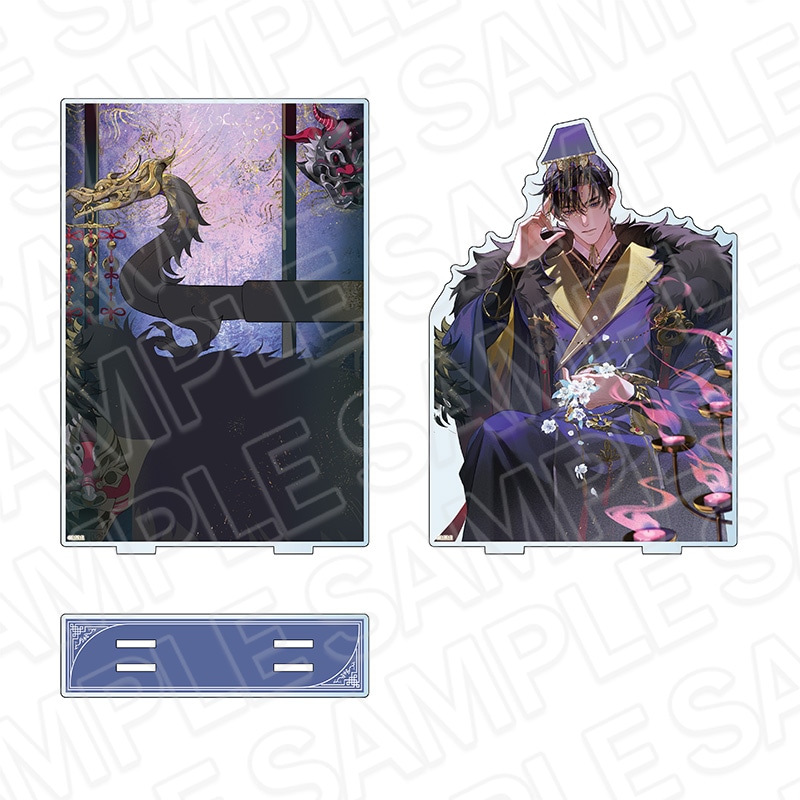 【CAFE STAND／POP UP SHOP事後通販】二哈と彼の白猫師尊　アクリルジオラマ　C【2025年10月上旬～下旬以降順次発送】