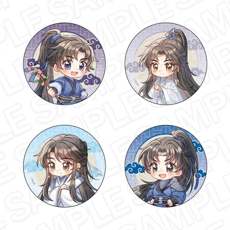 【CAFE STAND／POP UP SHOP事後通販】二哈と彼の白猫師尊　カンバッジ(ブラインド)　CAFÉ STAND ver.【2025年10月上旬～下旬以降順次発送】
