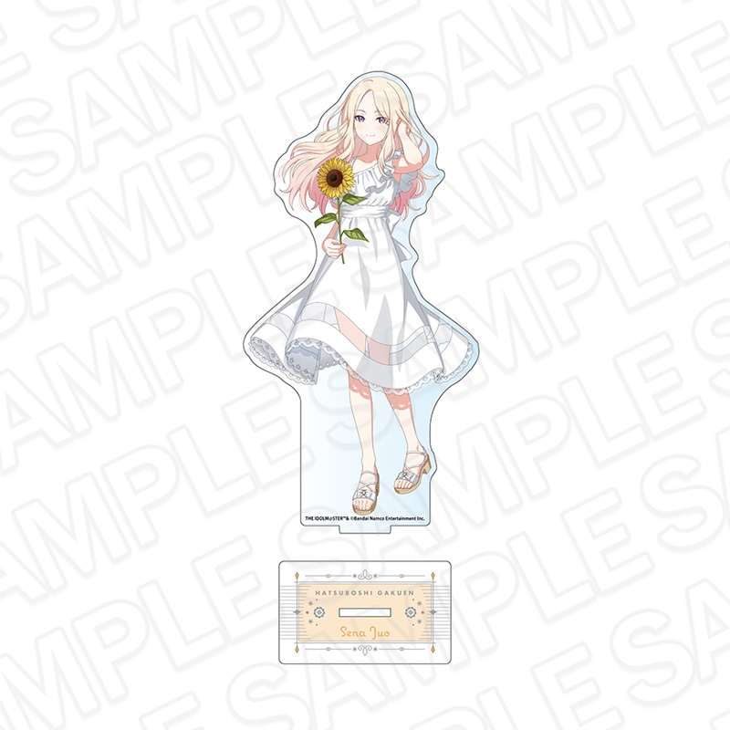 学マス sunflower 十王星南 デカアクリルスタンド 缶バッジ アクキー 事後通販】学園アイドルマスター デカアクリルスタンド 十王星南