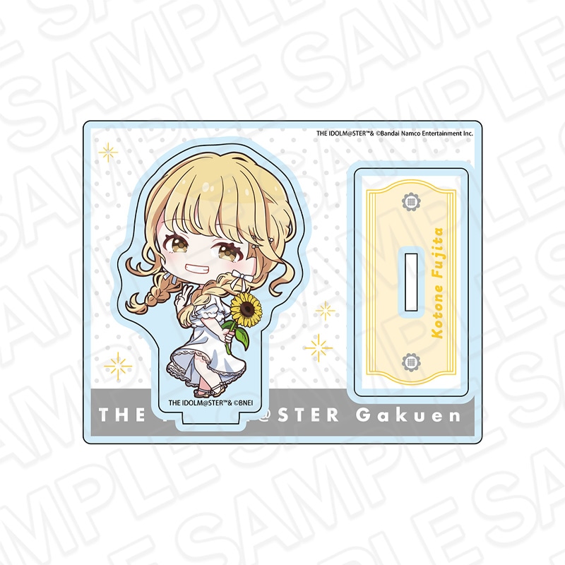 藤田ことね 学園アイドルマスター 缶バッジ 6個 セット sunflower 事後通販】学園アイドルマスター アクリルスタンド 藤田ことね