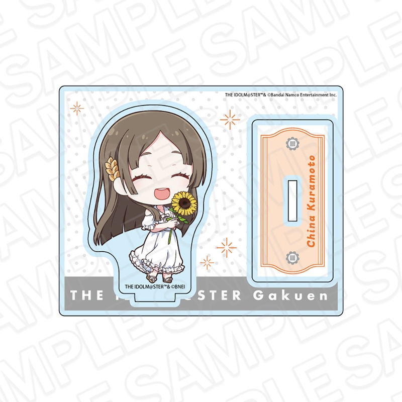 【事後通販】学園アイドルマスター　アクリルスタンド　倉本千奈　sunflower ミニキャラ ver.【2025年10月中旬～11月上旬以降順次発送】