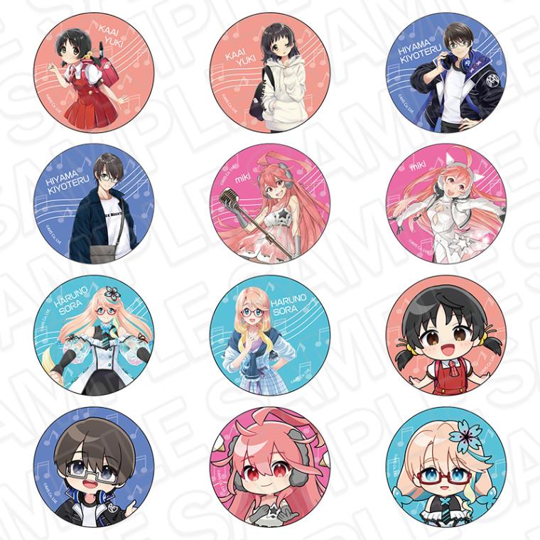 【事後通販】AHSキャラクターズ　ホログラムカンバッジ(ブラインド)【2025年9月下旬～10月中旬以降順次発送】