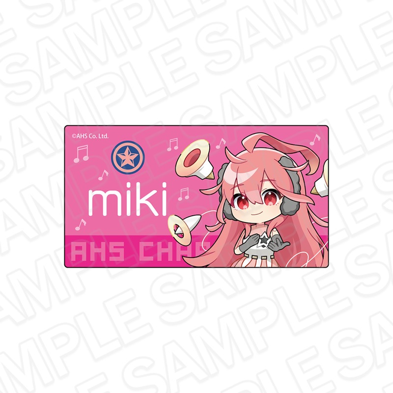【事後通販】AHSキャラクターズ　アクリルネームバッジ　miki【2025年9月下旬～10月中旬以降順次発送】