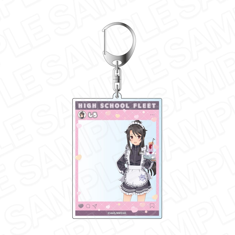 【非売品】ハイスクール・フリート アクリルキーホルダー 予約受付7/24まで】劇場版 ハイスクール・フリート SNS風