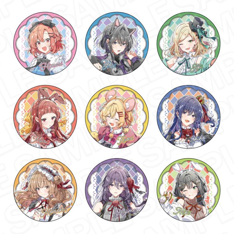 ささやくように恋を唄う　アトレ　木野ひまり　ホログラム缶バッジ　アリスver 予約受付7/31まで】ささやくように恋を唄う ホログラム