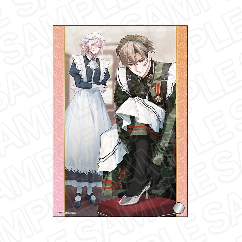 BOYS be MAID！～御曹司メイドボーイ部の日日～　ミニアクリルアート　余花・籠《ご注文より2～3ヶ月前後でお届け予定》