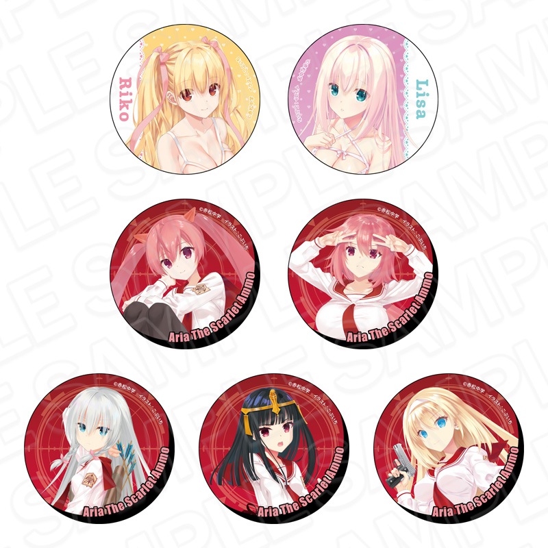 2.5次元の誘惑 ハイカラおでかけ♡ アリア ホログラム缶バッジ 缶バ レトロ 2.5次元の誘惑 ハイカラおでかけ♡ アリア ホログラム缶バッジ