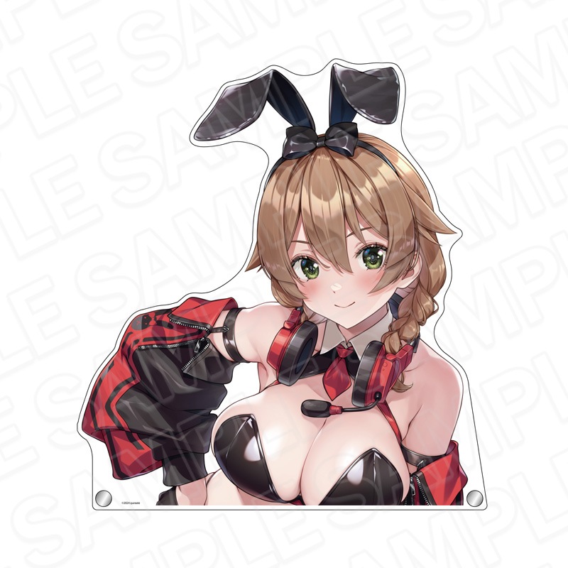 【予約受付8/21まで】バニーガーデン　特大ダイカットアクリルボード　花奈　レースクイーン ver.【2025年10月下旬頃発売】