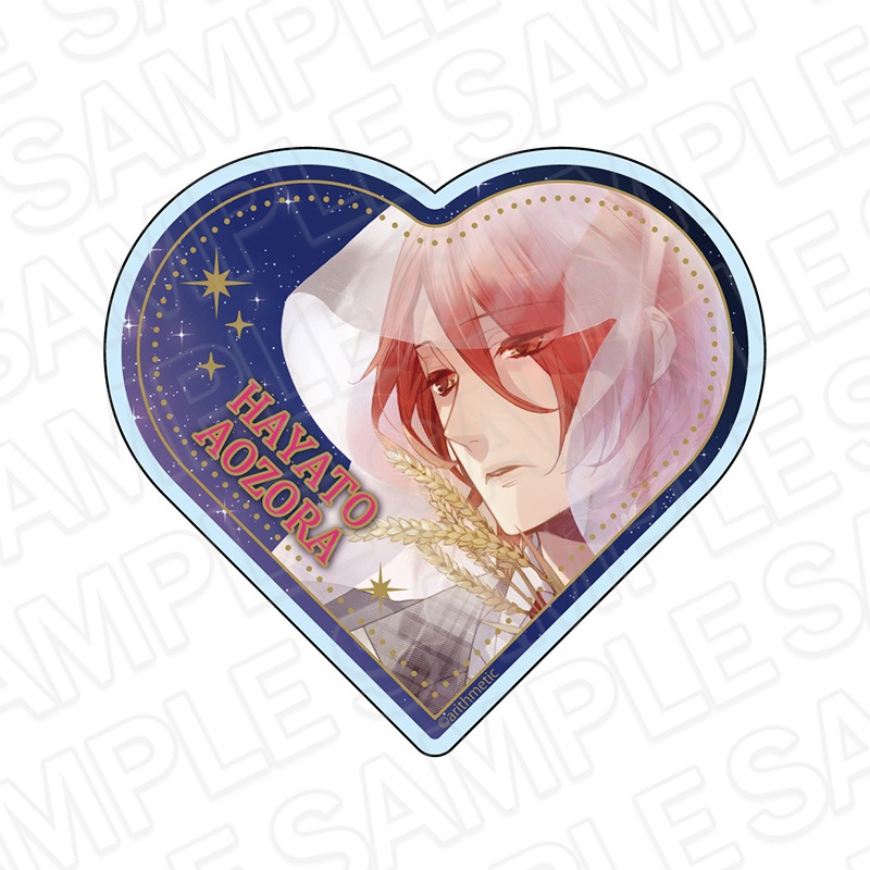 honeybeeCAFE事後通販】Starry☆Sky ハート型アクリルブロック 青空