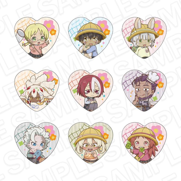 メイドインアビス 烈日の黄金郷 ようちえん 缶バッジ 全8種 セット メイドインアビス 烈日の黄金郷 - トレーディング ちびキャラ 缶