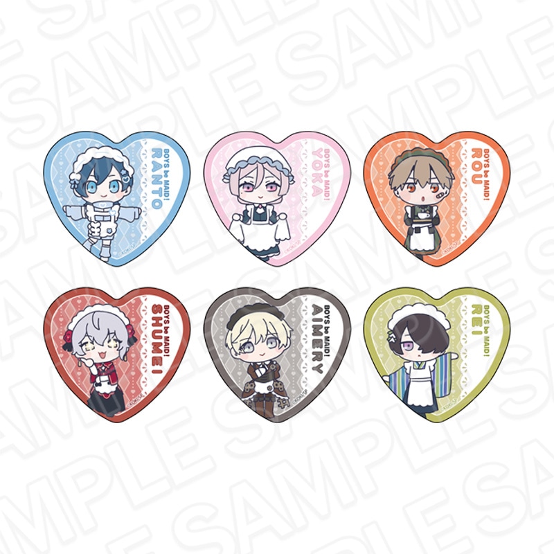BOYS be MAID ! 秘空木 礼 ビーメイ ボーイズビーメイド 缶バッジ BOYS be MAID！ 秘空木礼 缶バッジ メイド服 ver. ビーメイ