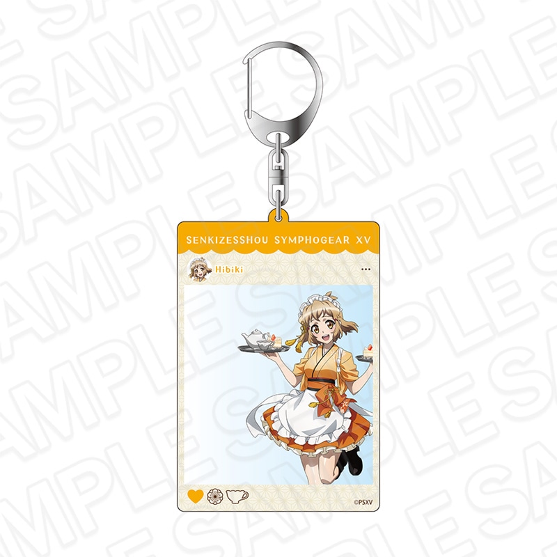 戦姫絶唱シンフォギア　響の保留　アクリルキーホルダー　立花響 戦姫絶唱シンフォギア SymphoNare アクリルキーリング 立花響
