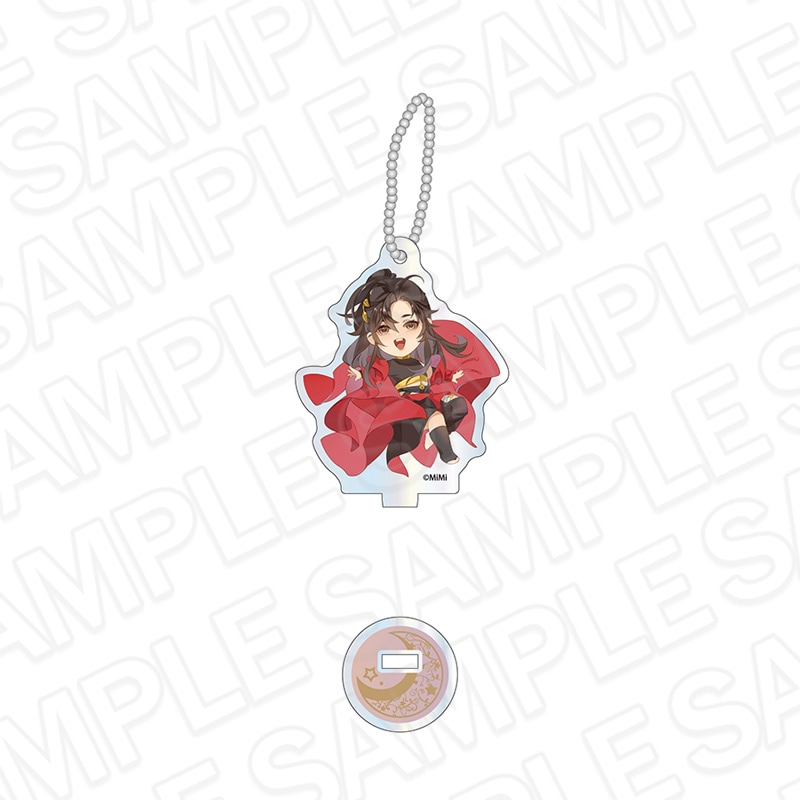 【魔道祖師公式通販】魔道祖師　スタンド付きオーロラアクリルキーホルダー　魏無羨　風月同天 デフォルメ B ver.［再販］<ご注文から2ヶ月～3ヶ月前後で順次お届け予定>