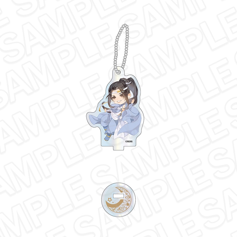 【魔道祖師公式通販】魔道祖師　スタンド付きオーロラアクリルキーホルダー　藍景儀　風月同天 デフォルメ B ver.［再販］<ご注文から2ヶ月～3ヶ月前後で順次お届け予定>