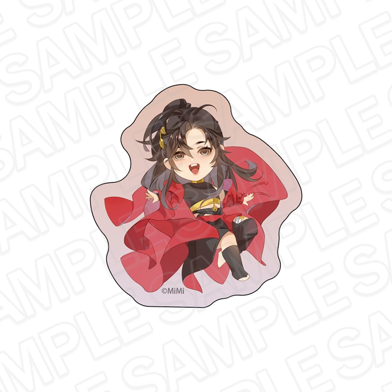 【魔道祖師公式通販】魔道祖師　ダイカットステッカー　魏無羨　風月同天 デフォルメ B ver.［再販］<ご注文から2ヶ月～3ヶ月前後で順次お届け予定>