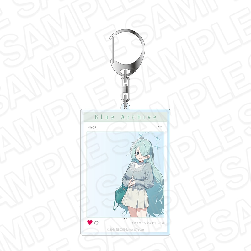 【事後通販】ブルーアーカイブ　SNS風キーホルダー　ヒヨリ【2026年2月上旬～3月上旬以降順次発送】