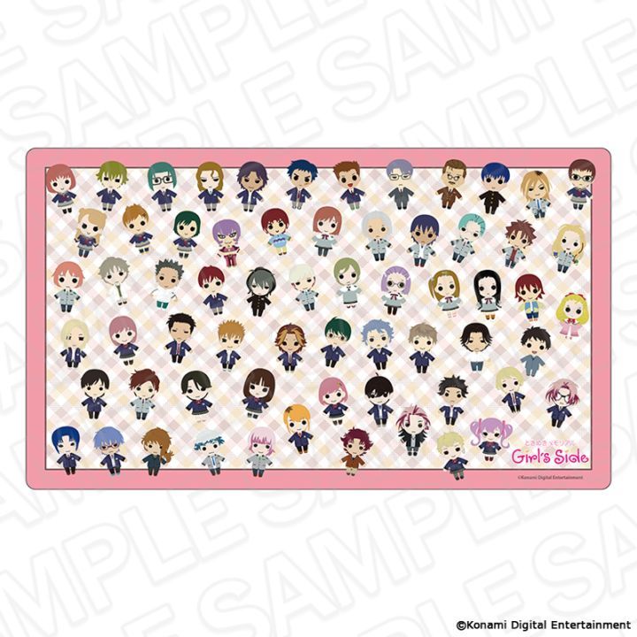 【ぬいぐるみSHOP事前通販】ときめきメモリアル Girl's Side　ラバーデスクマット　A【2026年3月下旬～4月上旬以降順次発送】