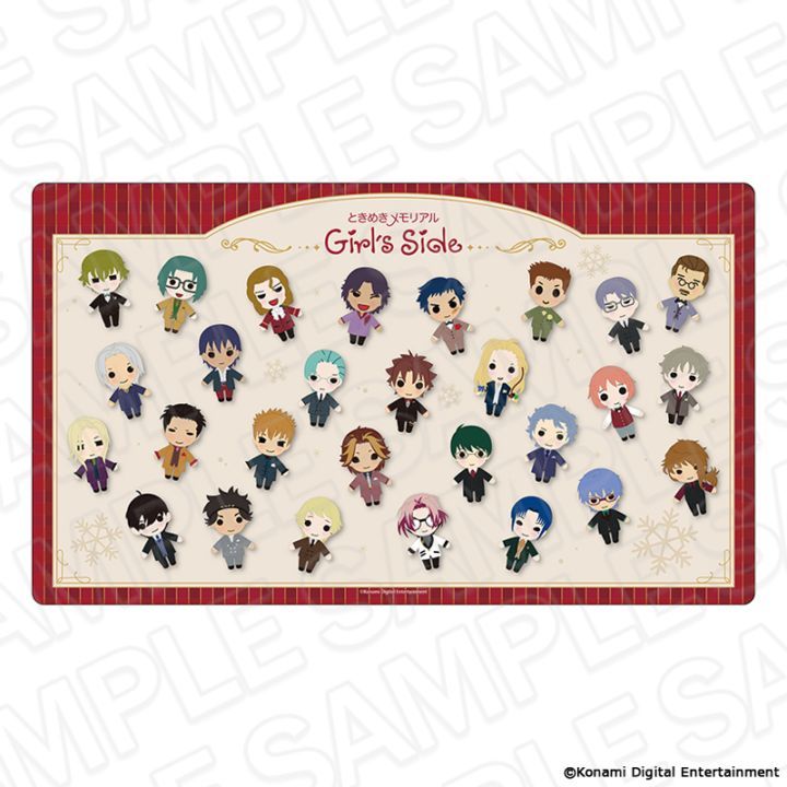 【ぬいぐるみSHOP事前通販】ときめきメモリアル Girl's Side　ラバーデスクマット　B【2026年3月下旬～4月上旬以降順次発送】