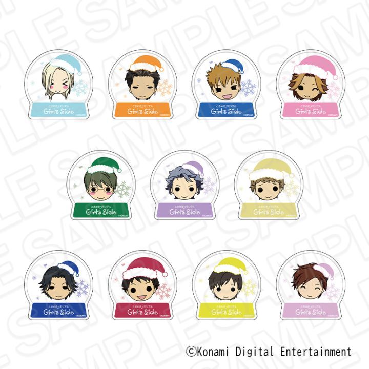 【ぬいぐるみSHOP事前通販】ときめきメモリアル Girl's Side 3rd Story　マグネット(ランダム)　ミニキャラサンタ【2026年3月下旬～4月上旬以降順次発送】