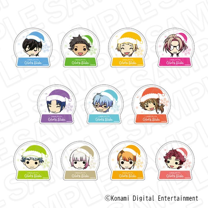 【ぬいぐるみSHOP事前通販】ときめきメモリアル Girl's Side 4th Heart　マグネット(ランダム)　ミニキャラサンタ【2026年3月下旬～4月上旬以降順次発送】