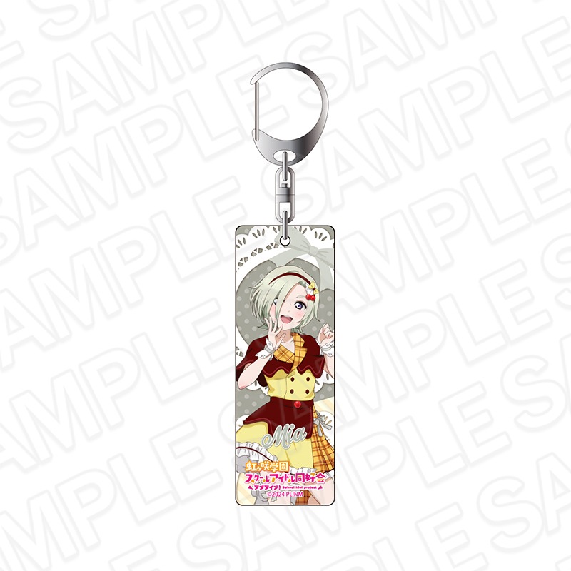 【CAFE事後通販】ラブライブ！虹ヶ咲学園スクールアイドル同好会　プレートキーホルダー　ミア・テイラー　Cafe party ver.【2026年1月下旬以降順次発送】