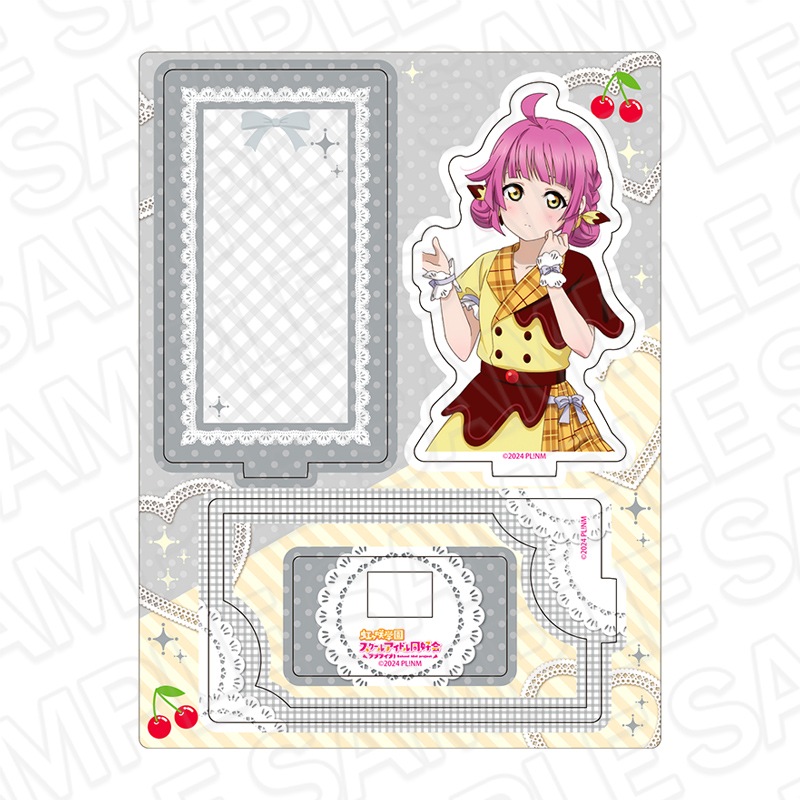 【CAFE事後通販】ラブライブ！虹ヶ咲学園スクールアイドル同好会　レイヤーアクリルスタンド　天王寺璃奈　Cafe party ver.【2026年1月下旬以降順次発送】