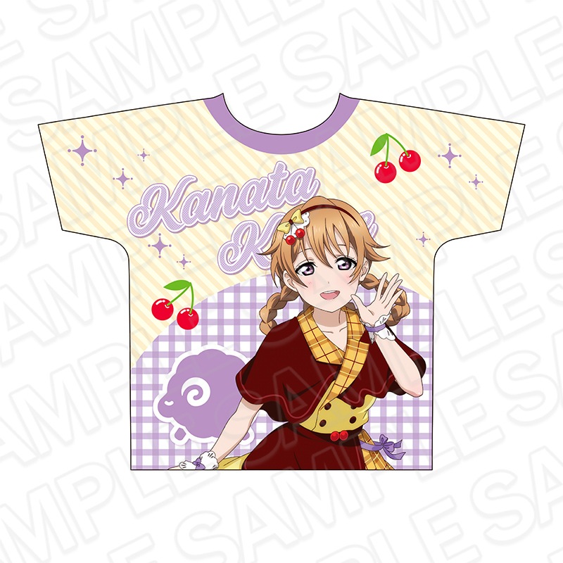 【CAFE事後通販】ラブライブ！虹ヶ咲学園スクールアイドル同好会　フルグラフィックTシャツ　近江彼方　Cafe party ver.【2026年1月下旬以降順次発送】