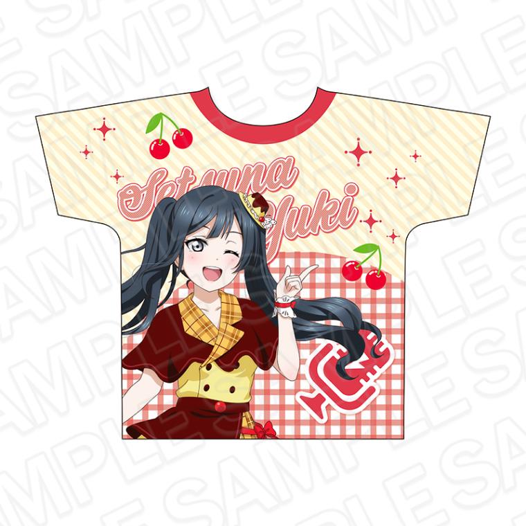 【CAFE事後通販】ラブライブ！虹ヶ咲学園スクールアイドル同好会　フルグラフィックTシャツ　優木せつ菜　Cafe party ver.【2026年1月下旬以降順次発送】