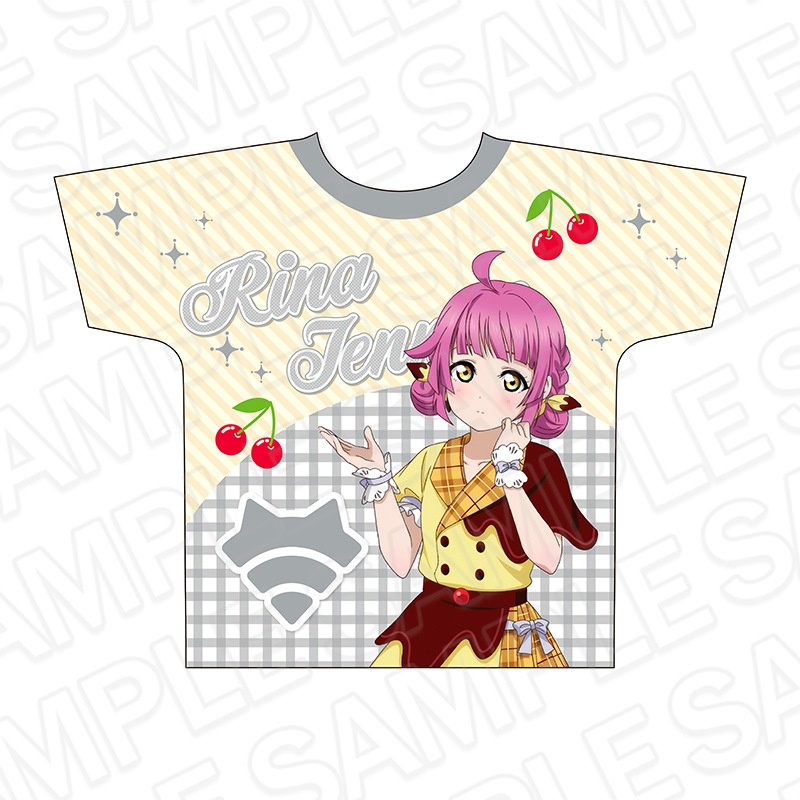 【CAFE事後通販】ラブライブ！虹ヶ咲学園スクールアイドル同好会　フルグラフィックTシャツ　天王寺璃奈　Cafe party ver.【2026年1月下旬以降順次発送】