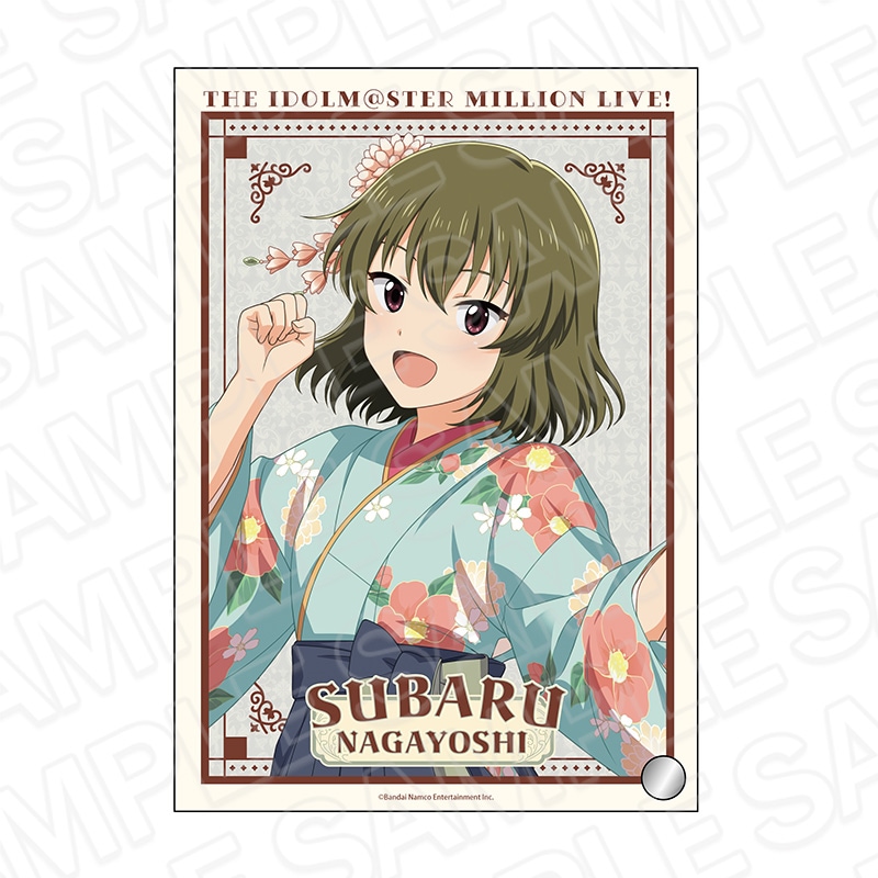 永吉昴　ミリオンライブ　京まふ　和紙風缶バッジ SNS風クリアスナップ 事後通販】アイドルマスター ミリオンライブ！ SNS風クリア