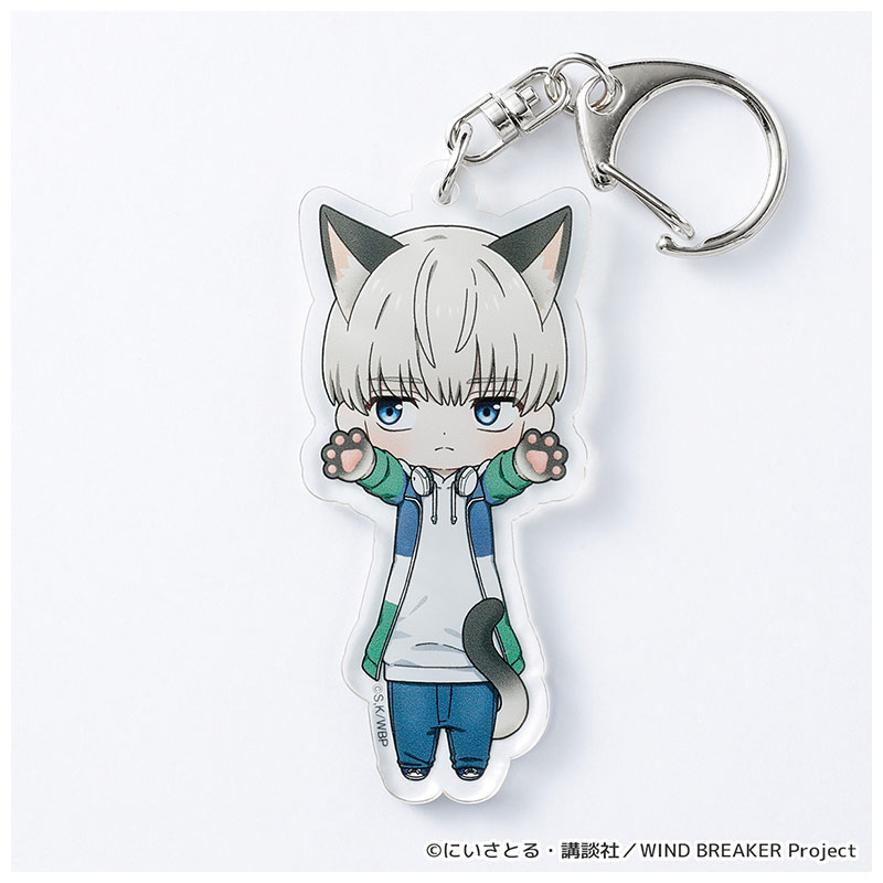 WIND BREAKER】のび猫アクリルキーホルダー 第2弾（梶 蓮） [キャラfab