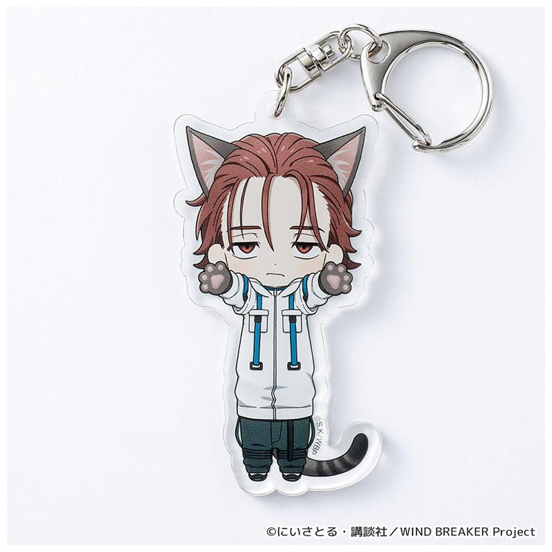 WIND BREAKER】のび猫アクリルキーホルダー 第2弾（名取 慎吾