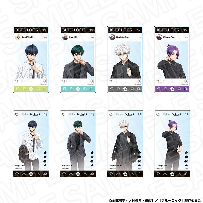 【AGF2025同時通販】TVアニメ『ブルーロック』　アクリルカード(ブラインド)　Black outfit ver.【2026年1月下旬～2月中旬以降順次発送】