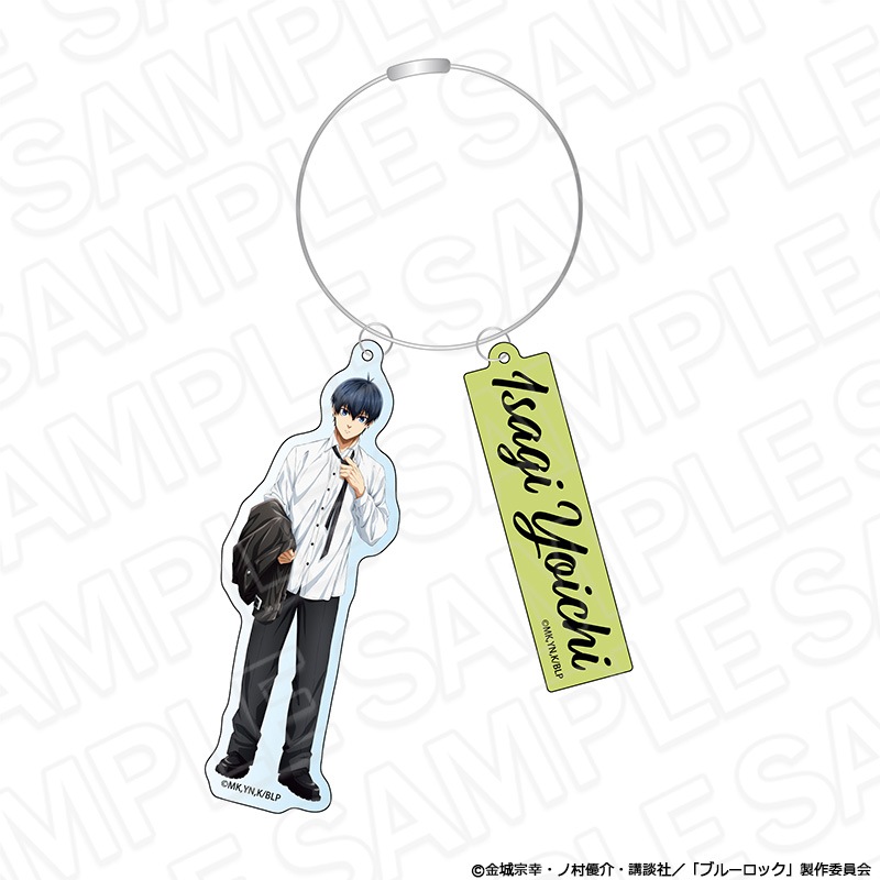 【AGF2025同時通販】TVアニメ『ブルーロック』　ワイヤーキーホルダー　潔 世一　Black outfit ver.【2026年1月下旬～2月中旬以降順次発送】